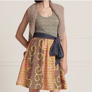 Porridge Anthropologie Flight of Bees Silk Dress